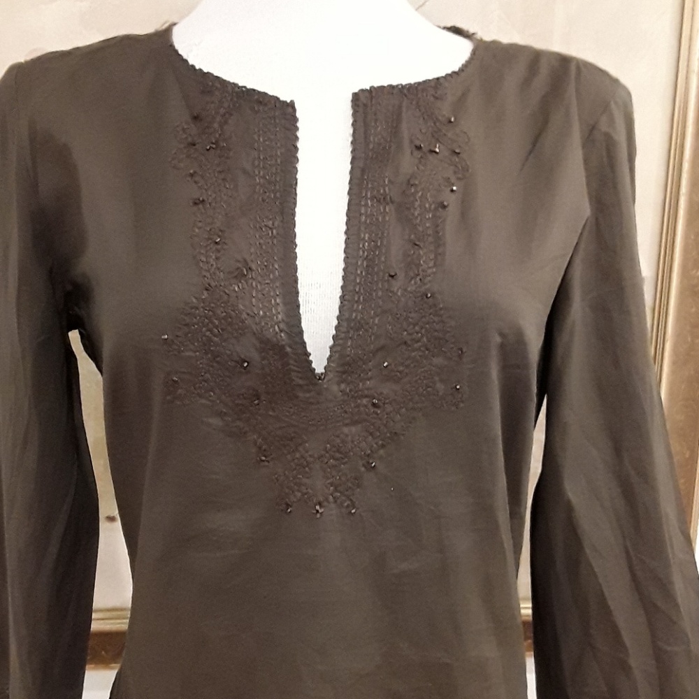 New York & Co. Embellidhed Tunic Top - Picture 2 of 5
